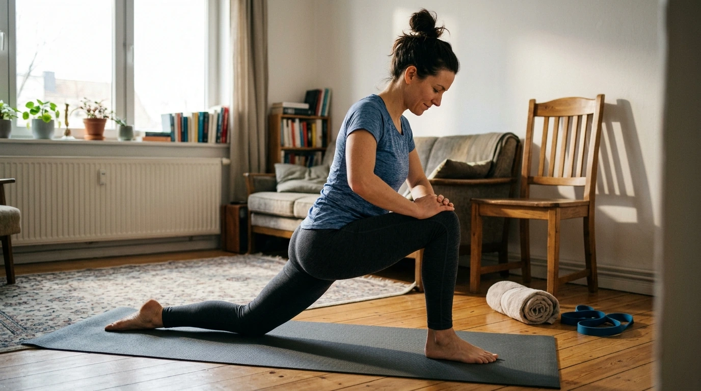 4-Week Home Workout Plan: Minimal Gear, Daily Stretches